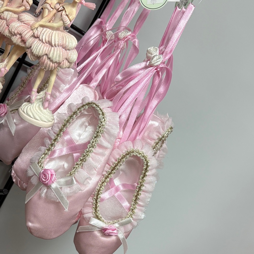 Pink Ballet Slipper ornament